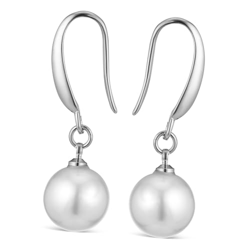 Ipetboom Tropfenohrringe Mit Perlen Künstliche Damen-ohrringe Zierliche Ohrhänger Für Hochzeit Elegante Perlen-tropfenohrringe Modeohrringe Für Weiblichen Ohrschmuck von Ipetboom