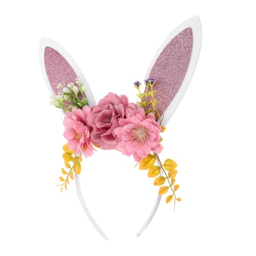 Ipetboom Bunny Ohren Stirnband Ohr Headwear Haarband Für Frauen Party Festival Zubehör von Ipetboom