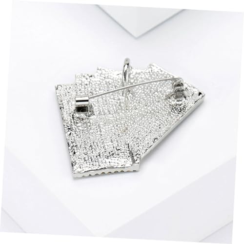 Ipetboom Spielkarten Brosche Langlebiger Legierung mit Funkelnden Strasssteinen Unisex Anstecknadel im Hip Hop Stil Modisches Accessoire für Pullover Jacken und Anzüge Eleganter Schmuck von Ipetboom