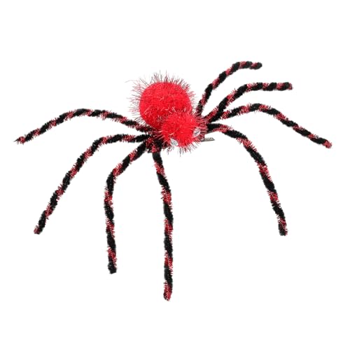 Ipetboom Spinne Haarnadel Haarspangen für Damen Kinderhaarspangen für Mädchen Gothic Tiara haarschmuck Party-Haar-Accessoire Halloween-Haarnadel bilden Kopfbedeckung schmücken Legierung von Ipetboom