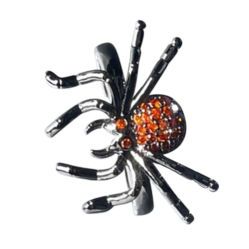 Ipetboom Spinnenringe Für Damen Punk Tier Fingerring Im Stil Einer Springenden Spinne Spinnennetzring In Spinnennetzform Verstellbarer Ring Punk Spinnenringe Zinklegierung von Ipetboom