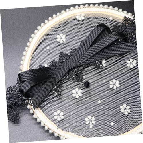 Ipetboom Spitzen Choker Halsband mit Schleifen Design Verstellbarer Mädchen Halsband Schmuck Leichtes Hautfreundliches Material für Alltag Party Club und Bar Geeignet von Ipetboom