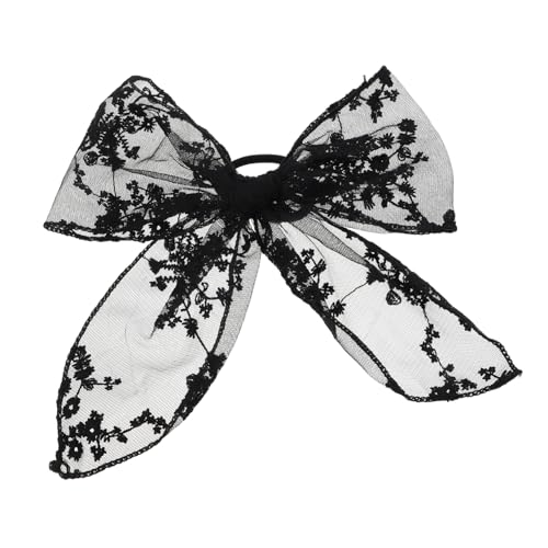 Ipetboom Spitzen Haarschmuck Mit Schleife Haargummis Für Junggesellinnenabschiede Haarschleifen Für Schule Haarschleifen Für Schwarz Haarschmuck Für Frauen Und Mädchen von Ipetboom