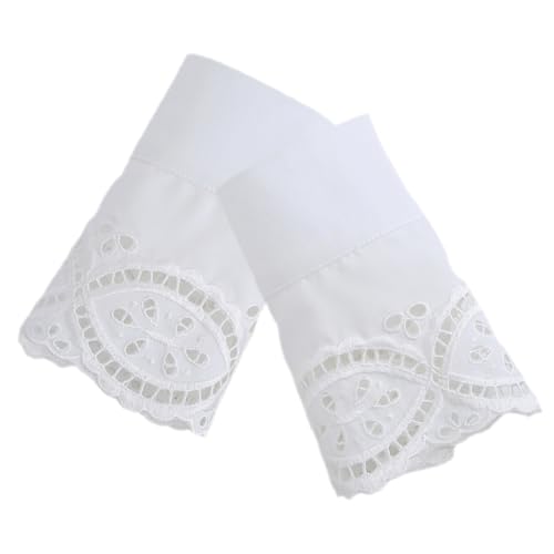 Ipetboom Spitzenhandmanschetten Für Damen Elastische Fingerlose Handgelenkmanschetten Abnehmbare Kleideraccessoires Mit Filigraner Spitze Vielseitig Für Feiern Und Alltag Geeignet von Ipetboom