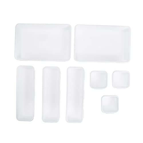 Ipetboom Stabiles Schreibtischschubladen-organizer-set – 1 Set Schreibtisch-aufbewahrungstabletts Mit Kostenlosen Kosmetikteilern Und Kombiniertem Organizer-tablett von Ipetboom