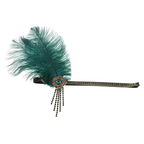 Ipetboom Haarbänder Federstil Kopfschmuck Strass Haarversorgung Für Flapper Stirnband Zubehör von Ipetboom