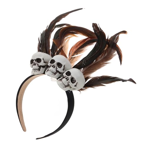 Ipetboom -Stirnband Party beängstigend Tag der Toten Kopfschmuck Festival Kopfbedeckung Zombie Maske Haarband Haarbänder für Erwachsene Halloween-Kostüm-Kopfschmuck Plastik Black Ipetboom -Stirnband Party beängstigend Tag der Toten Kopfschmuck Festival Kopfbedeckung Zombie Maske Haarband Haarbänder für Erwachsene Halloween-Kostüm-Kopfschmuck Plastik Black von Ipetboom