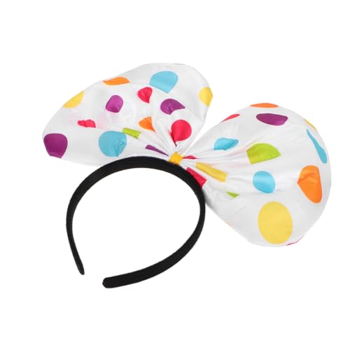 Ipetboom Clown Stirnband Für Kinder Und Erwachsene Rutschfest Bunt Haarband Für Karneval Und Halloween Für Partys Und Festivals Lustiger Clown Kopfschmuck von Ipetboom