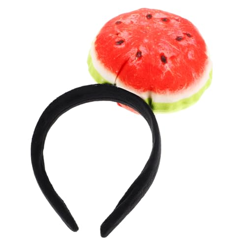Ipetboom Wassermelonen-haarband Aus Plüsch Für Sommerpartys Süßes Stirnband Als Foto-requisiten Wassermelonen-kopfbedeckung Für Hawaii-themen Kostüm-requisiten Für Partygeschenke von Ipetboom