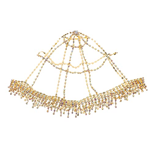 Ipetboom Stilvolle Quaste Strass Kopfschmuck Kette Für Frauen Für Hochzeit Party Muttertag von Ipetboom