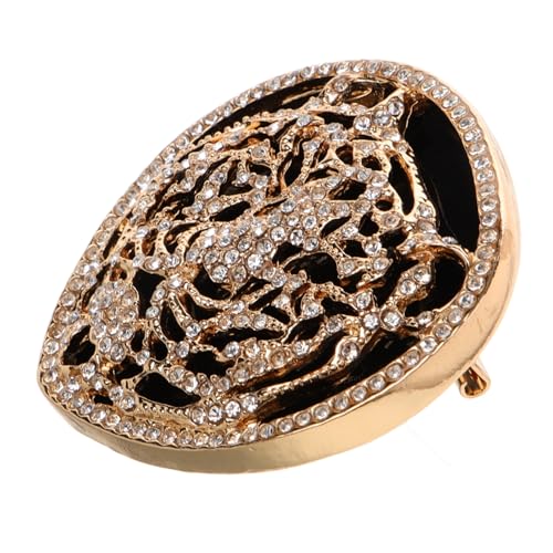 Ipetboom Strass Tigerkopf Brosche Anstecknadel Damen Modisch Vielseitig Schmuck für Mantel Schal Cardigan Einzigartiger Leichter Schmuck für Business Party Jubiläum in Gold Ipetboom Strass Tigerkopf Brosche Anstecknadel Damen Modisch Vielseitig Schmuck für Mantel Schal Cardigan Einzigartiger Leichter Schmuck für Business Party Jubiläum in Gold von Ipetboom