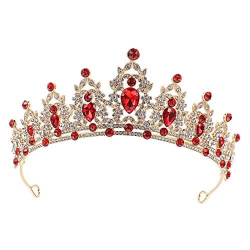 Ipetboom Strass-krone Brautjungfer Prinzessinenbraut Braut- Tiara Groß Für Frauen Hochzeit Brunch Party Junggesellin Brauthochzeitskrone Mädchenkrone Brautkrone Strasssteine von Ipetboom