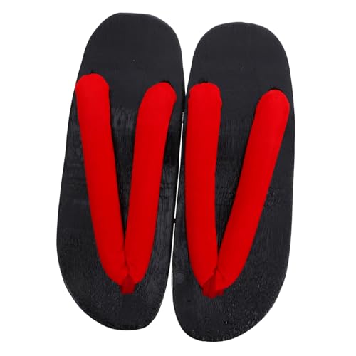 Ipetboom Stylische Japanische Clog Hausschuhe für Herren Atmungsaktive Holzsandalen mit Flacher Sohle Bequeme Eva innensohle Einzigartiges Design Langlebig und Hautfreundlich für Alltag von Ipetboom