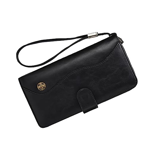 Ipetboom Geldbörse Herren Aus Pu Mit Kreditkartenetui Und Tasche Für Handy Bargeld Und Ausweise Praktisch Für Büro Und Alltag von Ipetboom