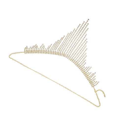Ipetboom Taillenkette Kettengürtel Strass-taillengürtel Zarte Taillenkette Taillenschmuck Frauen-taillenkette von Ipetboom
