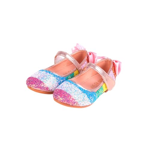 Ipetboom Tanzschuhe Pailletten Prinzessin Schuhe mit Runder Spitze Weiche Sohlen für Ballett und Bauchtanz Rosa von Ipetboom