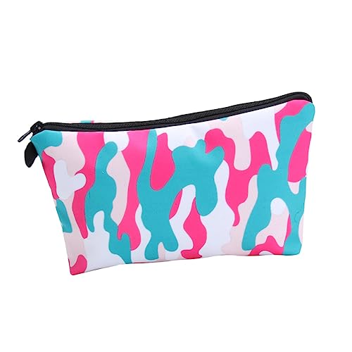 Ipetboom Durchsichtige Organizer-Taschen Tarnmuster Digitaldruck Kosmetiktasche Strand Reisen Einkaufstasche Schwamm Clutch-Geldbörse Für Damen von Ipetboom