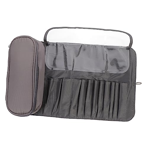 Ipetboom Tasche für Make-up-Pinsel nützlicher Make-up-Pinsel-Organizer Kulturbeutel für unterwegs Kosmetiktasche Make-up-Taschen Make-up-Pinsel-Aufbewahrungshalter Kosmetik-Organizer-Tasche von Ipetboom