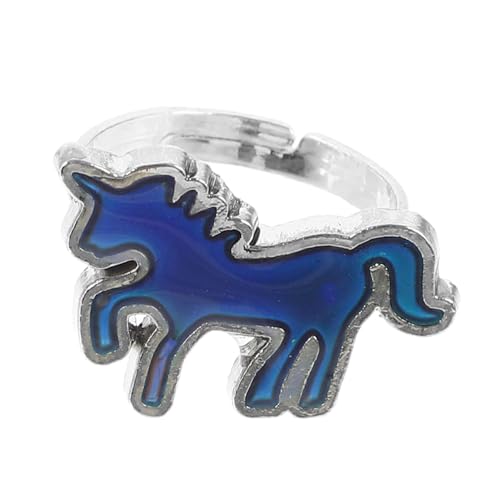 Ipetboom Unicorn Ring Für Mädchen Verstellbarer Stimmungsring Mit Tierdesign Farbwechselnd Und Für Teenager Und Junge Mädchen Perfektes Für Geburtstagsfeiern Und Anlässe Ipetboom Unicorn Ring Für Mädchen Verstellbarer Stimmungsring Mit Tierdesign Farbwechselnd Und Für Teenager Und Junge Mädchen Perfektes Für Geburtstagsfeiern Und Anlässe von Ipetboom