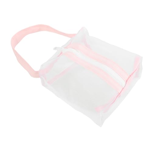 Ipetboom Transparent Mesh Kosmetiktasche Klein Atmungsaktiv mit Reißverschluss Tragbarer Kulturbeutel für Damen und Herren Kompakte Make Up Tasche für Reisen und Reise Zubehör von Ipetboom