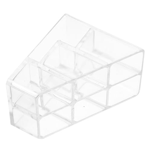 Ipetboom Transparente Acryl Make Up Aufbewahrungsbox mit Fächern Kosmetik Organizer für Lippenstift Nagellack Lipgloss Vielseitiger Kosmetik Halter für Ordentliche Schminktische und von Ipetboom