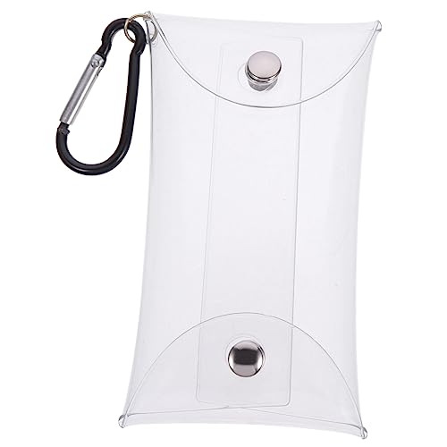 Ipetboom Transparente Geldbörse Schlüsseltaschen Portemonnaie Süßer Geldbeutel Schlüsselanhänger Mini Münzbaus Kleine Brieftasche Münzbeutel Für Damen Geldbörse Transparent PVC von Ipetboom