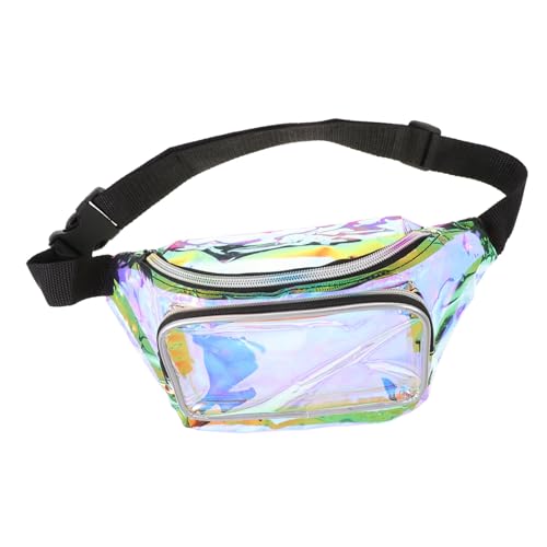 Ipetboom Transparente Hüfttasche mit Verstellbarem Gurt Outdoor Waist Bag Praktische Aufbewahrungstasche für Damen und Mädchen Vielseitige Strand und Alltagstasche von Ipetboom