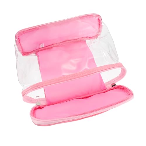 Ipetboom Transparente Kosmetiktasche Großes Schminktäschchen Klare Schminktasche Klare Make-up-Organizer-Tasche Klarer Organizer Für Make-up-Taschen Groß Durchsichtige PVC-kosmetiktaschen von Ipetboom