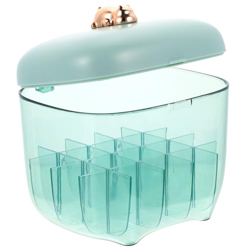 Ipetboom Transparenter Lippenstift Organizer mit Mehreren Fächern Stabiler Lippenstifthalter Praktischer Make Up Aufbewahrungsständer für Lippenstifte und Lipgloss Platzsparend für von Ipetboom
