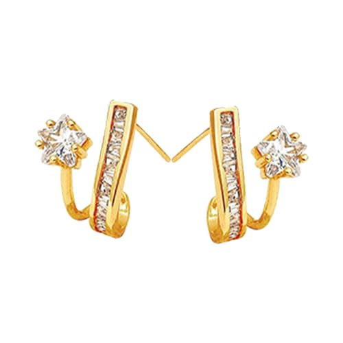 Ipetboom Trendige Ohrstecker Damen Ohrschmuck Statement Schmuck Elegant Passend für Alltag und Geschenk von Ipetboom