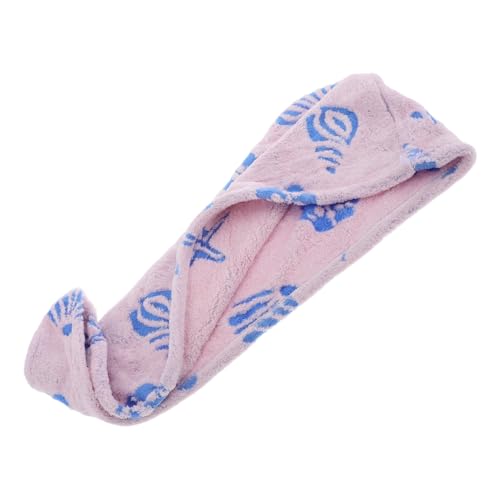 Ipetboom Super Saugfähiger Haarturban Für Damen Schnelltrocknendes Handtuch Für Nasses Haar Tragbare Und Kompakte Haarwickel Für Bad Und Reisen Rosa Design Für Spa Und Fitness von Ipetboom