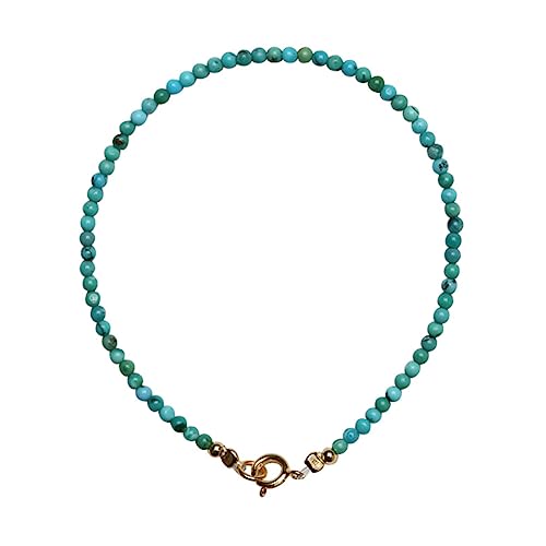 Ipetboom Türkisarmband Mit Naturperlen Modearmband Als Handgelenkkette Für Damen Und Mädchen Elegantes Damenarmband Mit Türkisfarbe Für Alltag Und Party von Ipetboom