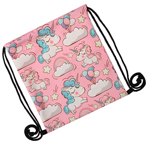 Ipetboom Turnbeutel Mit Kordelzug Aus Polyester Praktischer Rucksack Für Fitnessstudio Zuhause Einkaufszentrum Und Schule Leicht Zu Öffnen Schließen Als Aufbewahrungstasche von Ipetboom