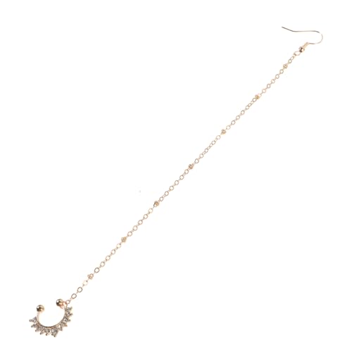 Ipetboom U Förmiger Nasenring mit Langem Metallkettchen Kreatives Piercing Schmuckstück Goldfarbene Nase Lippe Ringe Nasen Piercing Buckle für Damen und Herren Stilvoll für Party und Club Ipetboom U Förmiger Nasenring mit Langem Metallkettchen Kreatives Piercing Schmuckstück Goldfarbene Nase Lippe Ringe Nasen Piercing Buckle für Damen und Herren Stilvoll für Party und Club von Ipetboom