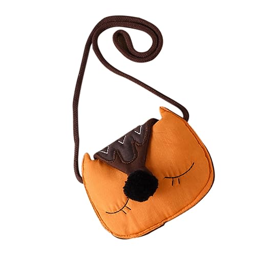 Ipetboom Umhängetasche Aus Baumwolle Cartoon-Design Wechseltasche Für Damen Münztasche Messenger Bag Für Reisen Shopping Und Geschäftsreisen Zum Aufbewahren Von Smartphone Kabel von Ipetboom