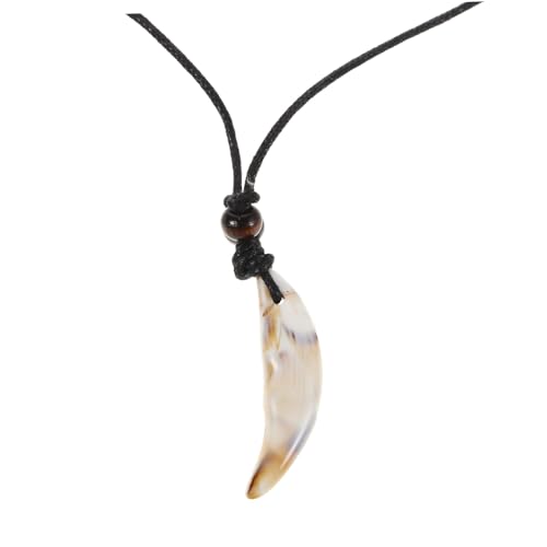 Ipetboom Unisex Zahnanhänger Stilvolle Falsche Zahn Halskette Leicht Angenehm Modisch für Alltag Party Outdoor Schmuck von Ipetboom