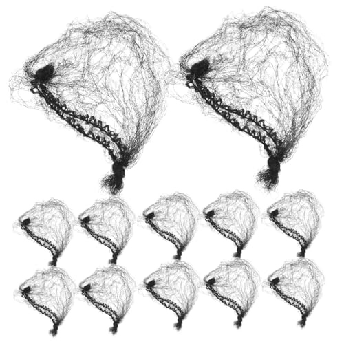 Ipetboom Nylon Unsichtbare Haarnetze 6 Zoll 100er Pack Elastisches Mesh-haarnetz Haarnetze Dutt-haarnetz Für Frauen von Ipetboom