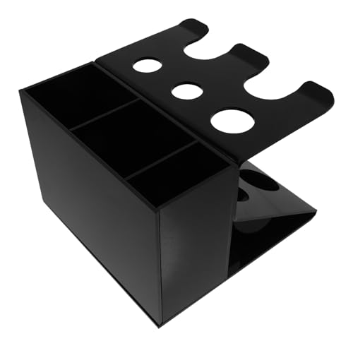 Ipetboom Rasiererhalter Aus Klarem Multifunktionaler Badezimmer-organizer Für Schreibtisch Und Dusche Stabil Und Elegant Sorgt Für Ordnung Und Sichtbarkeit Ihrer Utensilien von Ipetboom