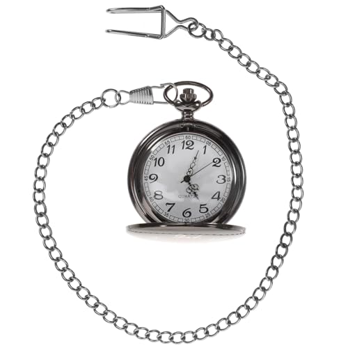 Ipetboom Taschenuhr Mechanisch Vintage Design Mit Kette Zum Tragen Und Für Valentinstag Oder Hochzeitstag von Ipetboom