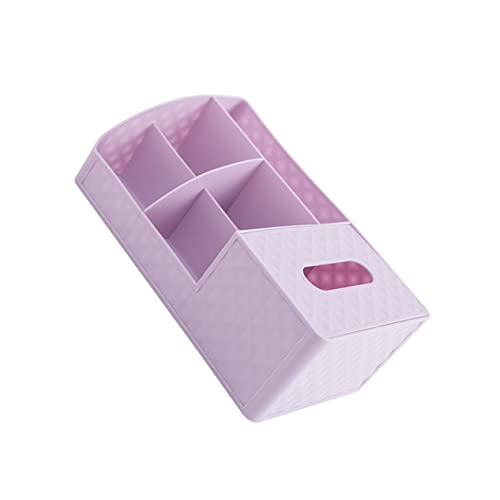 Ipetboom Vanity-Organizer-Fach Kasten Kosmetikpinsel Stift Desktop-speicher Servietten Desktop-aufbewahrungskoffer Desktop-taschentuch-organizer Violett Gewebe Aufbewahrungskiste von Ipetboom