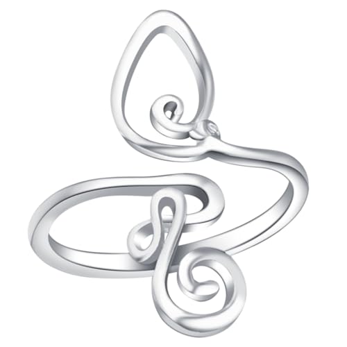 Ipetboom Verstellbarer Offener Zehenring im Boho Stil Einzigartiges Design Langlebiges Legierungsmaterial Komfortabel Modischer Fußschmuck für Frauen als für Freundin oder Partnerin von Ipetboom