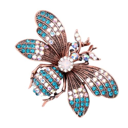 Ipetboom Vintage Biene Brosche Retro Insekten Anstecknadel Damen Breastpin für Kleidung Taschen Hüte Schals Mode Accessoire Geschenkidee für Frauen und Besondere Anlässe von Ipetboom