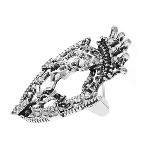 Ipetboom Vintage Brosche Krone Pferd Abzeichen Retro Anstecknadel aus Zinklegierung für Herren und Damen Vielseitiger Anzug Schmuck Langlebig Modisch von Ipetboom