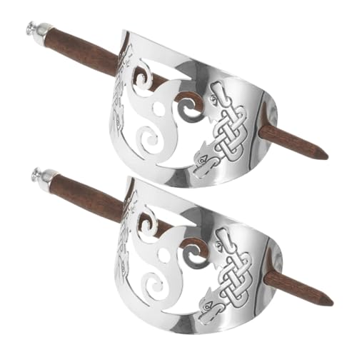 Ipetboom 2stücke Haarknotenmanschetten Für Frauen Chinesische Haarstäbe Dekorative Duttmanschetten Haarnadeln Im Vintage-stil Haarknoten-accessoires Für Haarstyling von Ipetboom