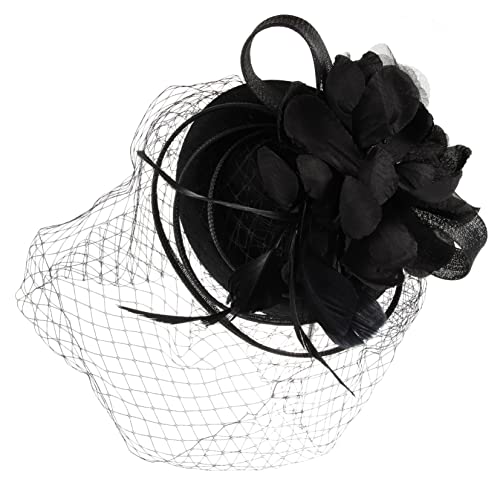 Ipetboom Vintage Haarschmuck Fascinator Haaraccessoire für Frauen Teeparty Kopfbedeckung für Hochzeiten Besondere Anlässe von Ipetboom