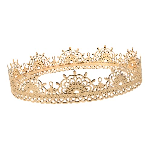 Ipetboom Vintage King Crown Herren Cosplay Kopfband Königliche Krone für Geburtstag Halloween Theater Hochzeit Party Verstellbar und Elegant Einzigartiger Haarschmuck für Festliche Anlässe von Ipetboom