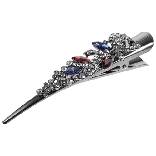 Ipetboom Vintage Kristall Haarspange Für Damen Funkelnde Haarklammer Aus Metall Mit Strass Für Verschiedene Frisuren Für Hochzeiten Partys Und Besondere Anlässe von Ipetboom