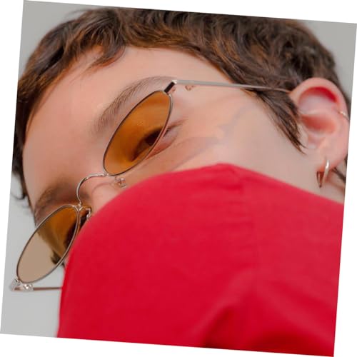 Ipetboom Vintage Ovale Sonnenbrille mit Schmalem Metallrahmen und Klarem Ultraleicht mit Weichen Nasenpads Unisex Modisch für Alltag Outdoor UV Schutz für Herren Damen Ipetboom Vintage Ovale Sonnenbrille mit Schmalem Metallrahmen und Klarem Ultraleicht mit Weichen Nasenpads Unisex Modisch für Alltag Outdoor UV Schutz für Herren Damen von Ipetboom
