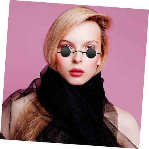 Ipetboom Vintage Punk Sonnenbrille mit Rundem Metallrahmen UV Schutz Retro Unisex Sonnenbrille Damen Herren für Party Urlaub Strand Alltag Ipetboom Vintage Punk Sonnenbrille mit Rundem Metallrahmen UV Schutz Retro Unisex Sonnenbrille Damen Herren für Party Urlaub Strand Alltag von Ipetboom
