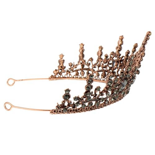 Ipetboom Barock-tiara Aus Strasssteinen Und Legierung Haarschmuck Für Hochzeit Festzug Kostümball Party Leicht Und Angenehm Zu Tragen Mit Klammer Zum Befestigen Im Haar von Ipetboom